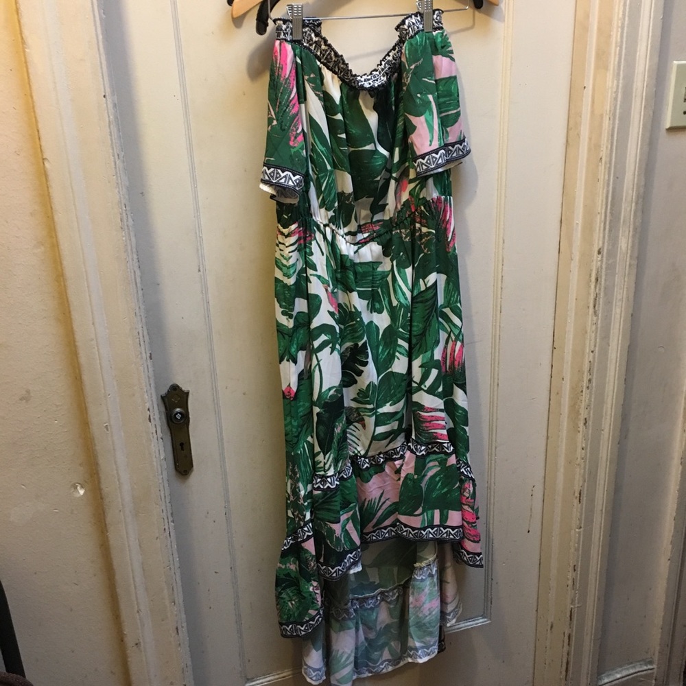 Adore Me High-low Dress Tropical Mix